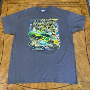 2018 Kentucky Speedway Quaker State 400 Survive Turn 3 T-Shirt Men's 2XL
